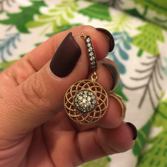 Sterling silver with real diamonds .5k DWT - Picture 2 of 3