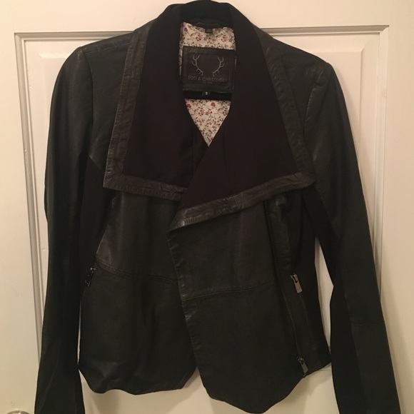 Bod & Christensen Leather Jacket. Worn only once!