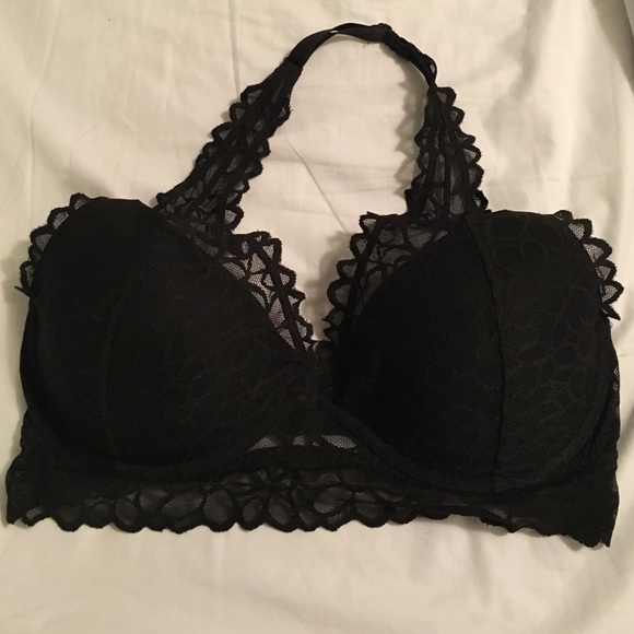 Pink Black Bralette