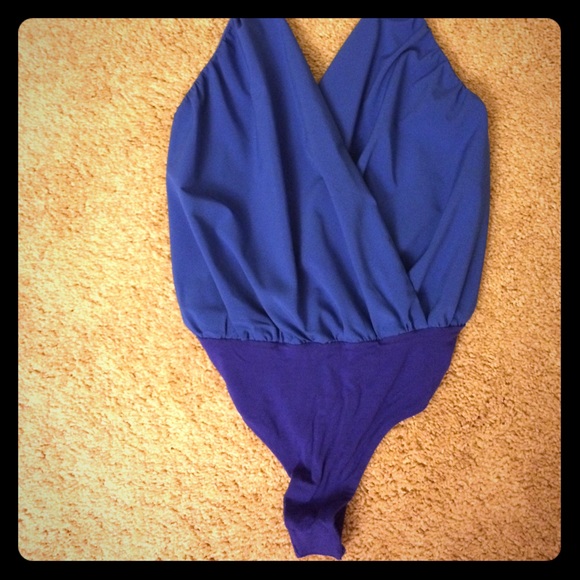 Royal blue bodysuit