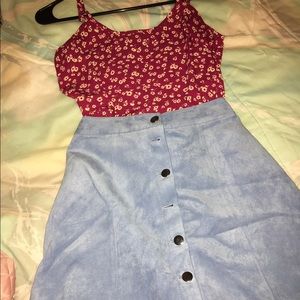 Floral Forever 21 tank top