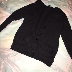 Black thick Ann Taylor cardigan