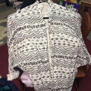 Tribal print cardigan
