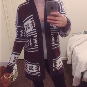 Tribal print sweater