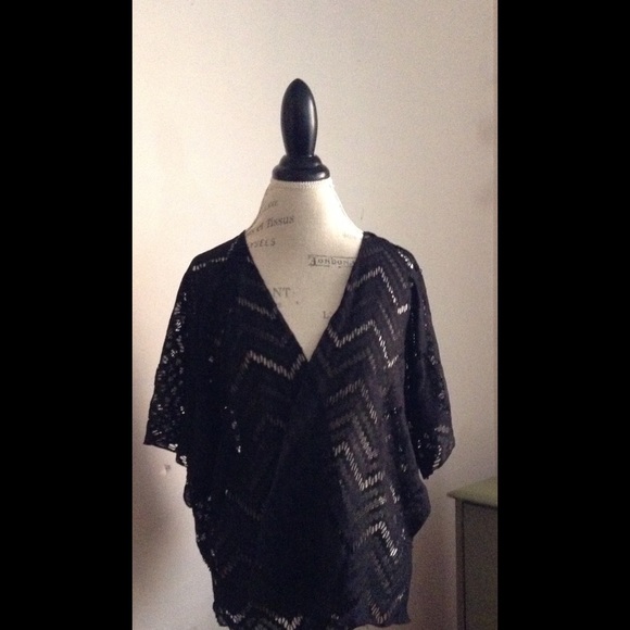 Black lace coverlet 10% off until midnight!