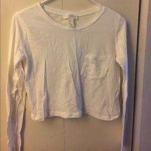 Long sleeve crop top