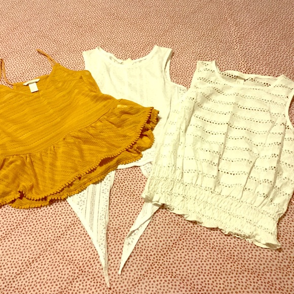 3 H&M tanks altogether!