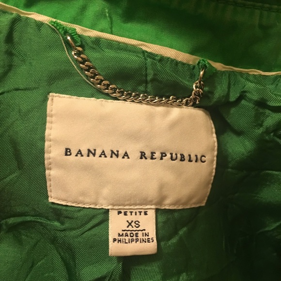 💕Green banana republic jacket - Picture 3 of 4