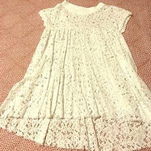 Cute lace swing style top