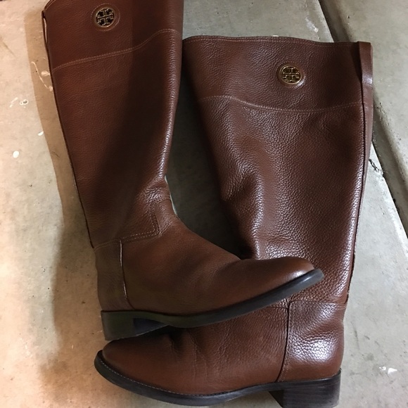 Tory Burch Brown Leather Boots