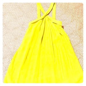 BCBG yellow dress