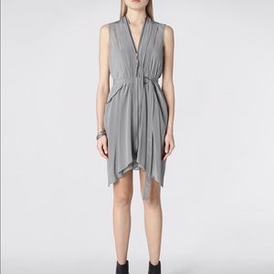 All Saints Lewis Lew Silk dress