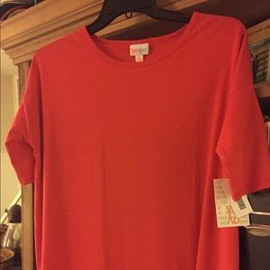 Lularoe Red Irma new with tags XS