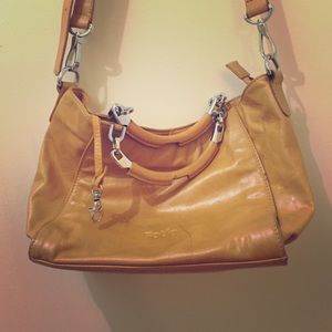 Vintage Folio leather handbag