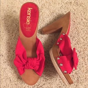 Red Pump Heels- Kensie Girl