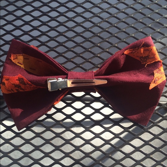 Fall Fabric Bow - Picture 2 of 2