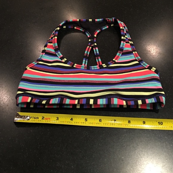 Ivivva Racer Back Crop Top Bra Girls Size 8