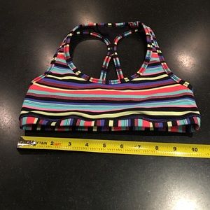 Ivivva Racer Back Crop Top Bra Girls Size 8