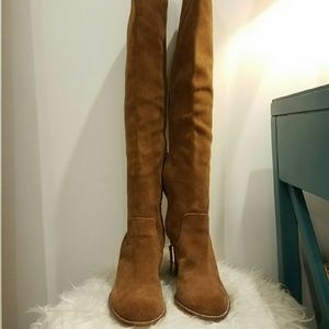 New Dolce Vita Saddle Suede OTK Boot- Ohanna