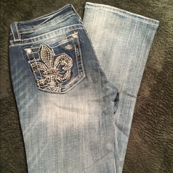 Miss Me Signature Bootcut Jeans Med Color