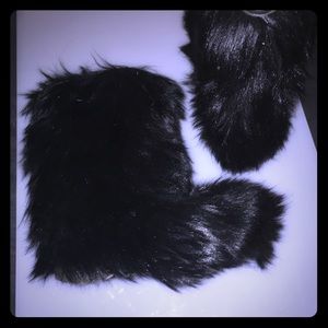 Black goat Apres Ski boots