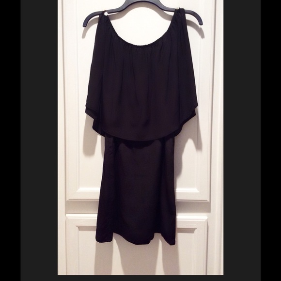 Indah Overlay Cold Shoulder Sheath Dress