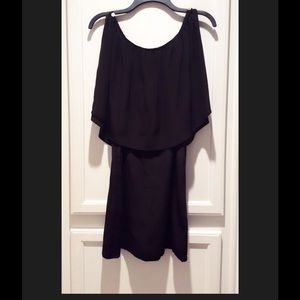 Indah Overlay Cold Shoulder Sheath Dress