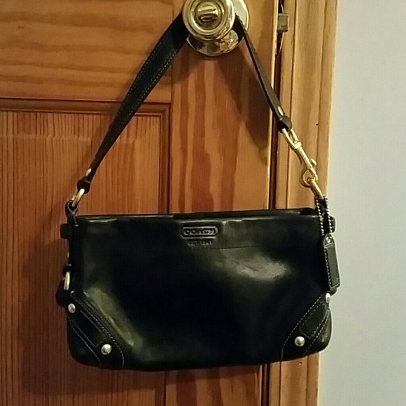 Vintage leather Coach bag