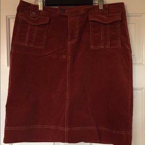 Corduroy Skirt