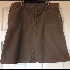 Corduroy skirt