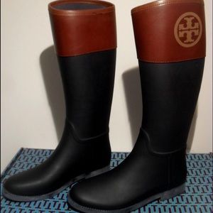 Tory Burch Rain Boots.