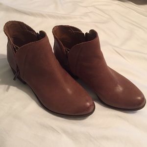 Lucky brand leather booties