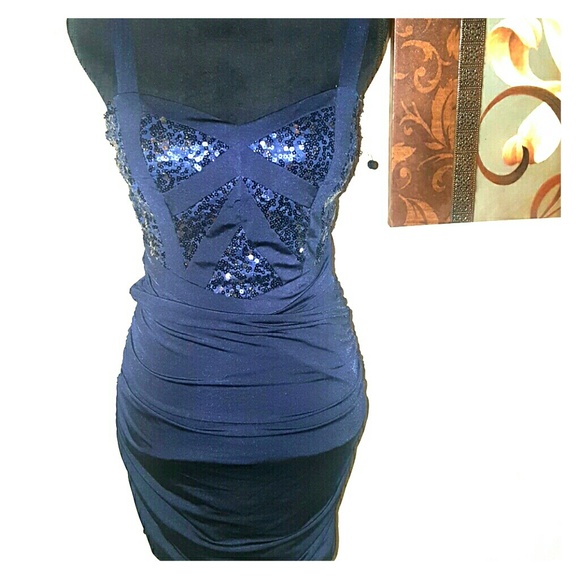 Blue cocktail dress (Junior Misses) NWT