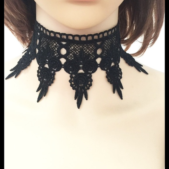 Jewelry - 🌹🆕 BEAUTIFUL LACE VINTAGE LOOK CHOKER 🌹