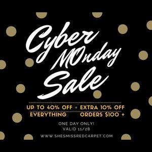 CYBER MONDAY! OUR BIGGEST SALE OF THE YEAR.....