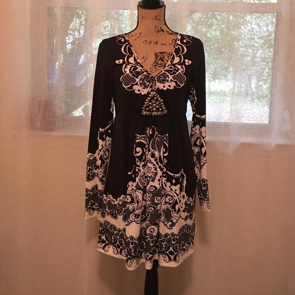 Jersey knit dress