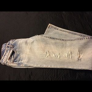 Light wash jeans