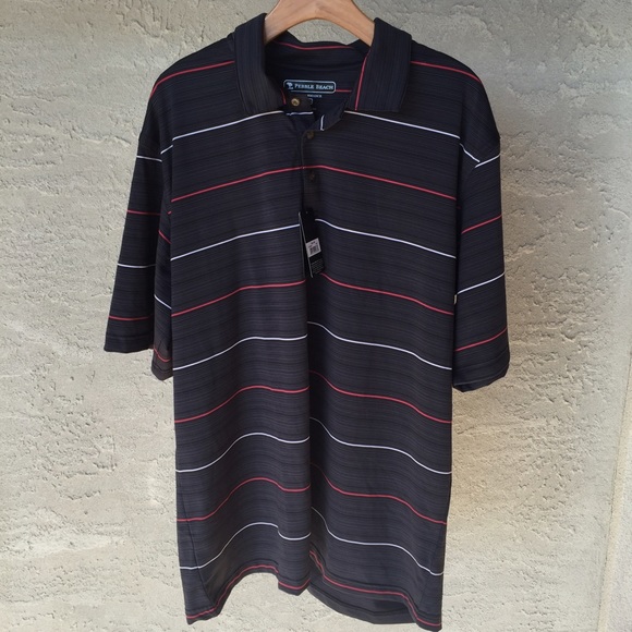 Pebble Beach Men's Collared Dress Shirt - Picture 1 of 4