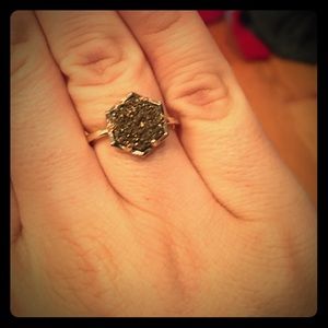 Kendra Scott ring - gold and bronze stone!