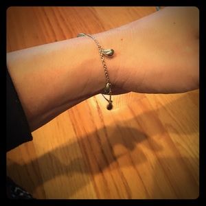 Silver teardrop Tiffany and Co. bracelet