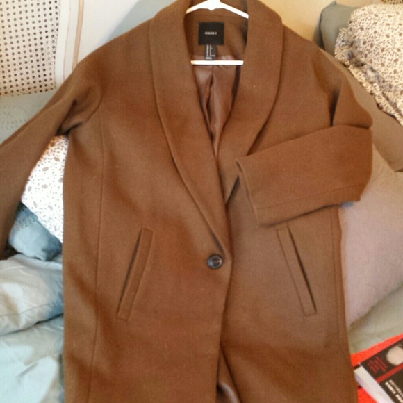 Forever 21 taupe coat