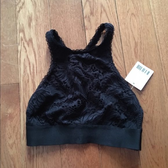 High neck crotchet bralette