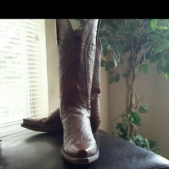 SOLD!!!! Lucchese boots 6.5 ostrich