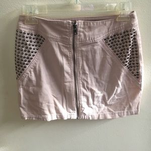 Brand new studded mini skirt