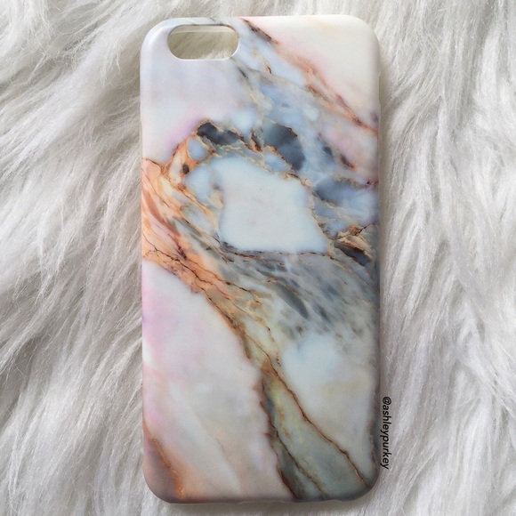 SOLD pink skies marble iPhone 6 Plus case - Picture 3 of 4