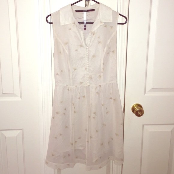 Kensie Dress with ginkgo print