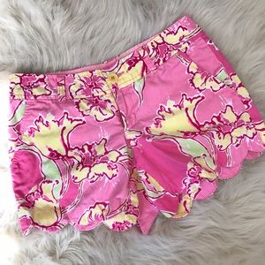 Lilly Pulitzer scalloped shorts