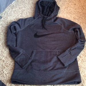 Gray Nike hoodie