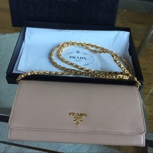 SOLD EBAY Prada wallet on chain Cammeo cameo WOC