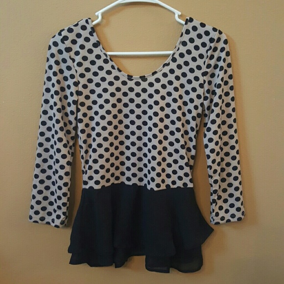 Peplum top - Picture 1 of 2